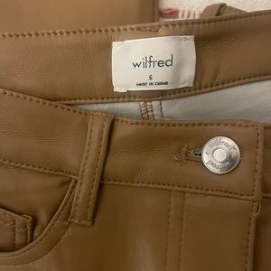 Aritizia “Wilfred” Leather pants